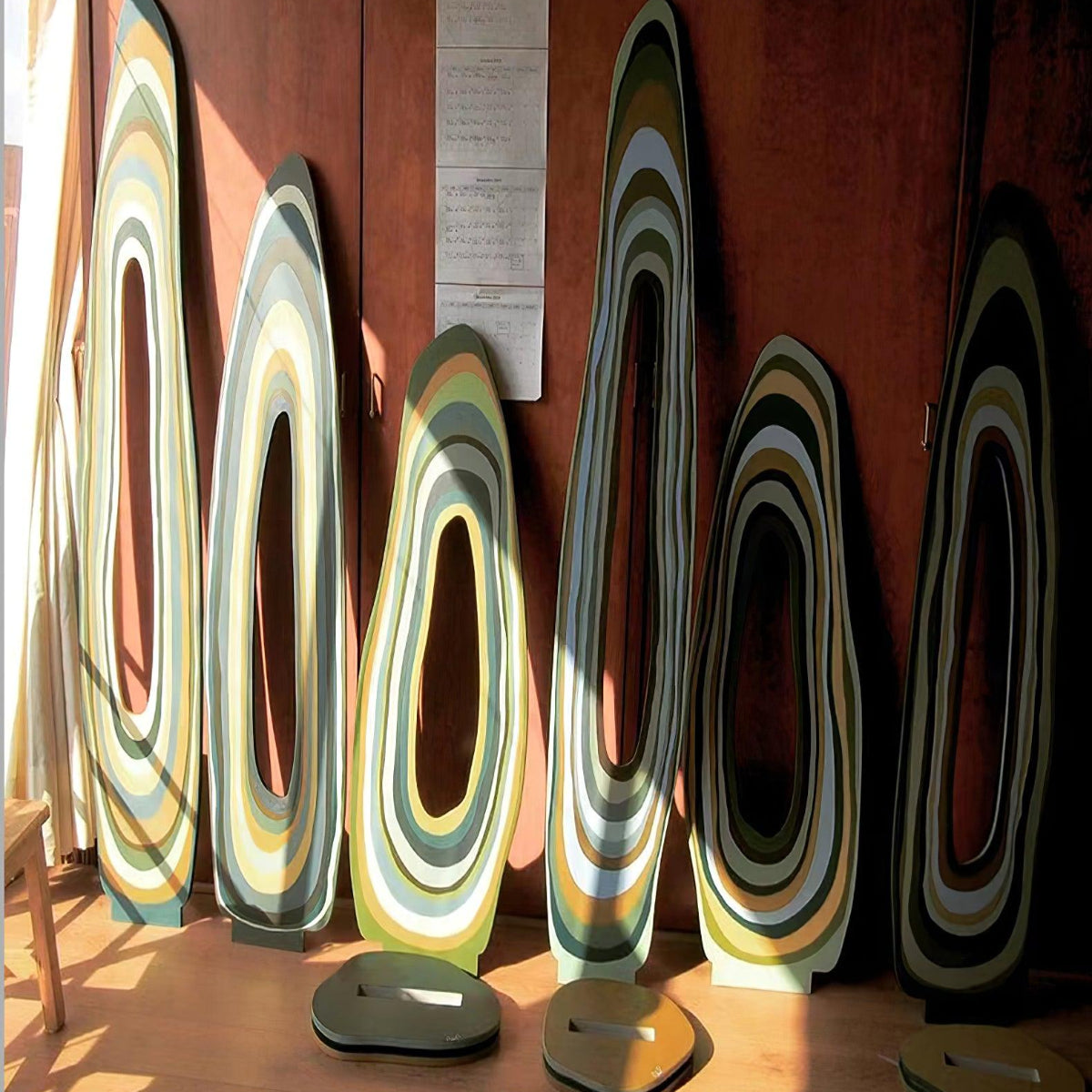 Salgado Floor Lamp Postmodern/Artistic, Acrylic, Multicolor, Bedroom - Cueteks