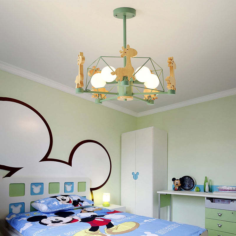 Minori Giraffes LED Flush Mount Ceiling Light - Cueteks