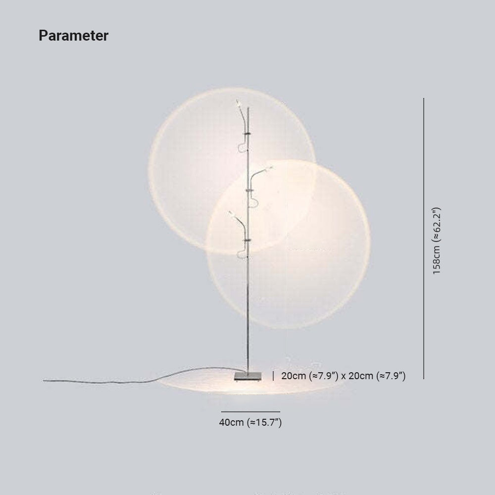 Salgado Modern Floor Lamp Sunset Projector Living Room - Cueteks