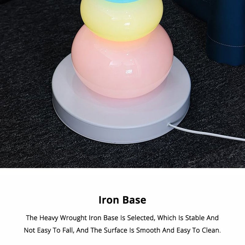 Morandi Rainbow Candy Unique Glass Floor Lamp - Cueteks