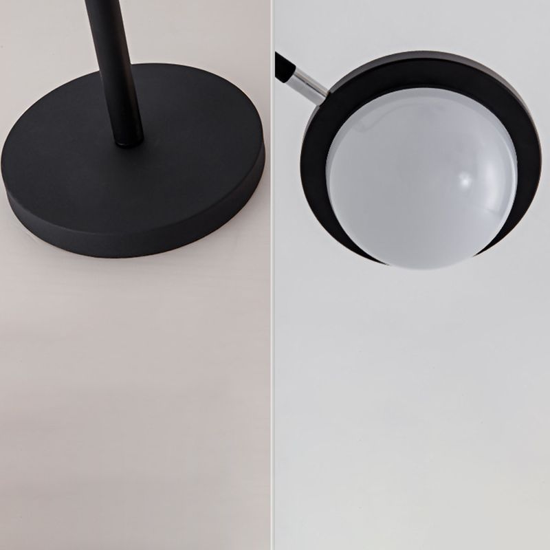 Eryn Modern Globe Metal Acrylic Floor Lamp - Cueteks