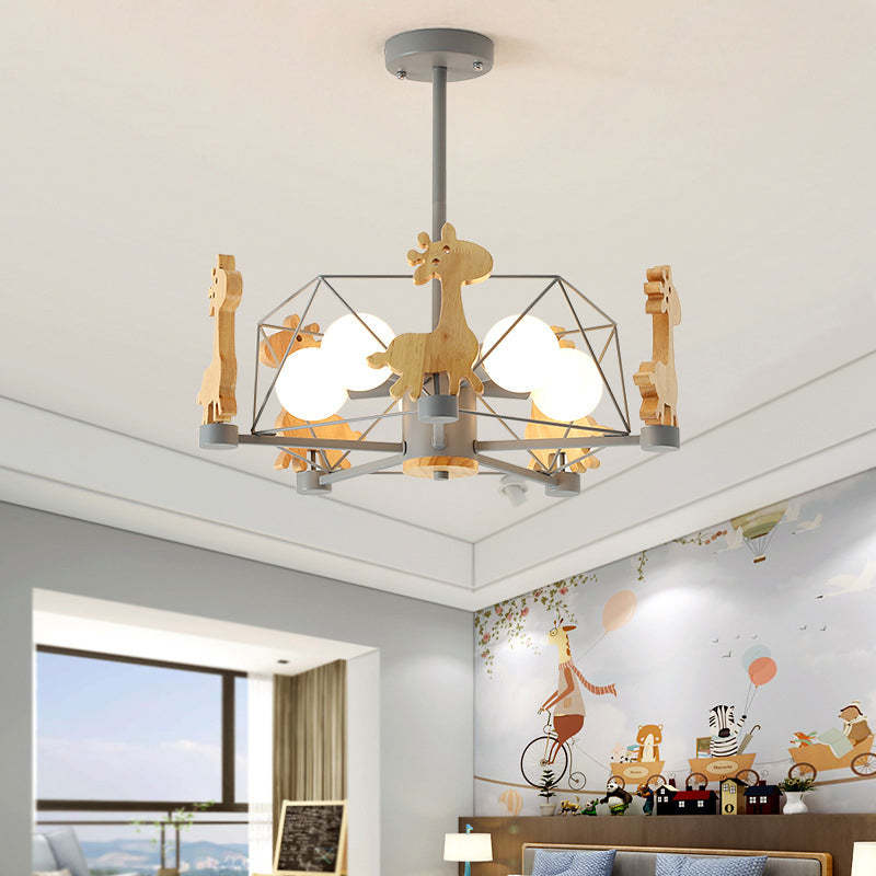Minori Giraffes LED Flush Mount Ceiling Light - Cueteks