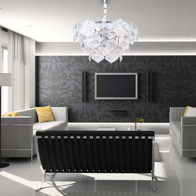 Marilyn Luxury Crystal Pendant Light for Living Room - Cueteks
