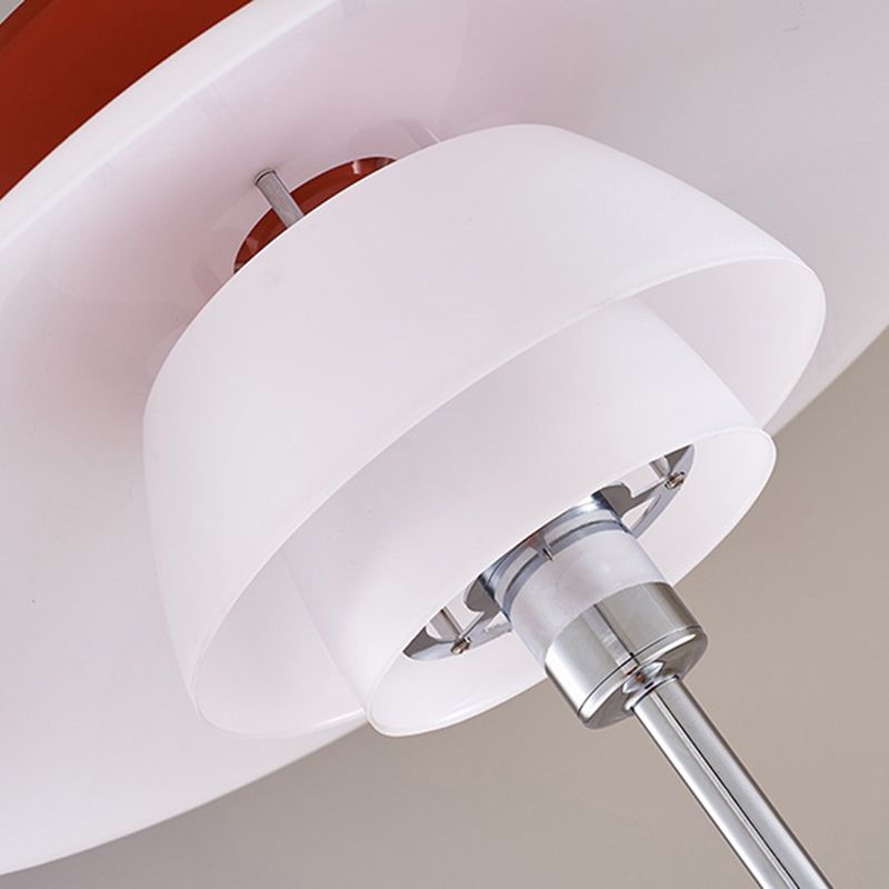 Salgado Modern Flying Saucer Metal Acrylic Floor Lamp - Cueteks