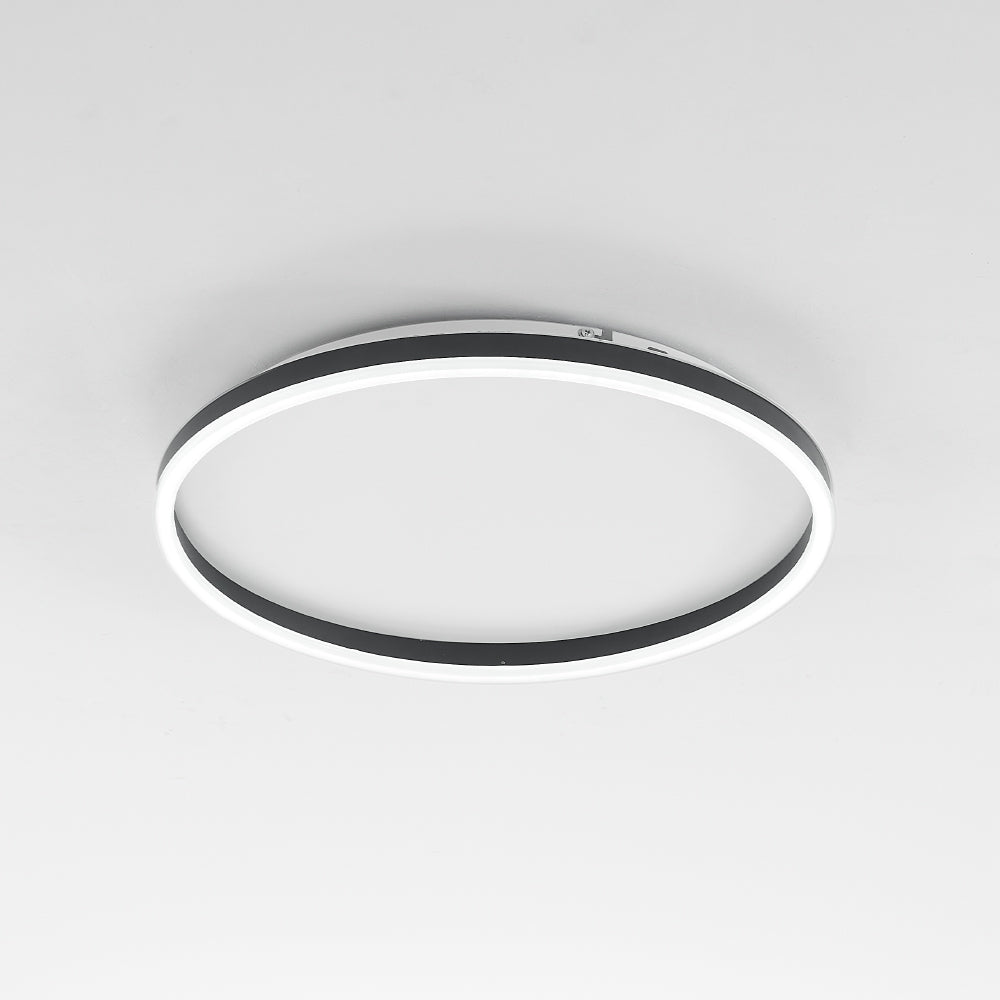 Black Arisha installed below a pale rear plate, with an open center and visible fasteners above the ring.