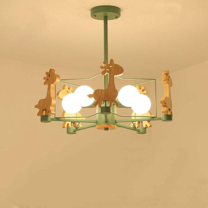 Minori Giraffes LED Flush Mount Ceiling Light - Cueteks