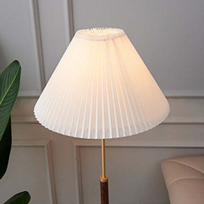 Ozawa Simple Walnut/Metal/Fabric, Table/Floor Lamp, Living Room - Cueteks