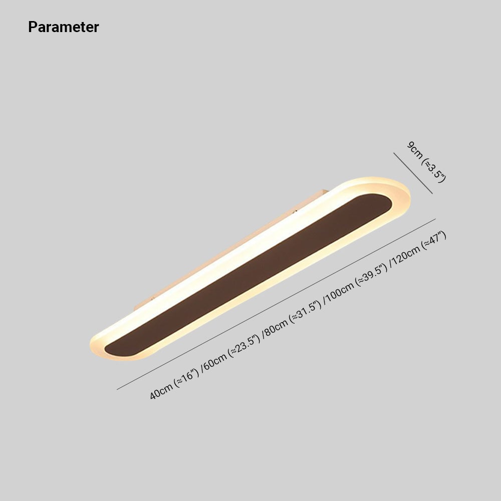 Edge diagram showing 40, 60, 80, 100 or 120 cm length and 9 cm width