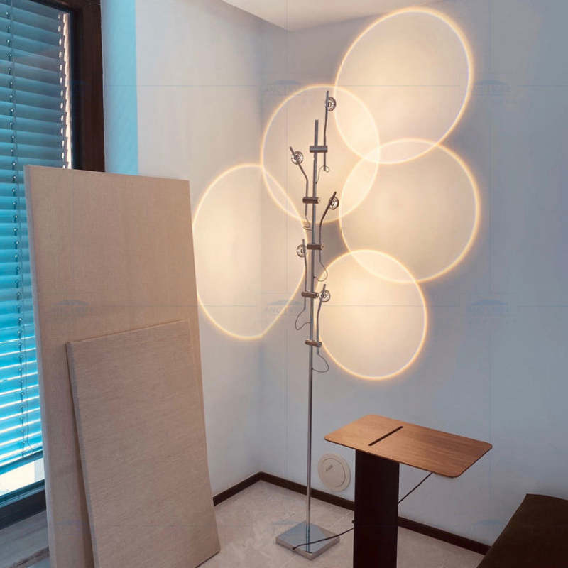 Salgado Modern Floor Lamp Sunset Projector Living Room - Cueteks