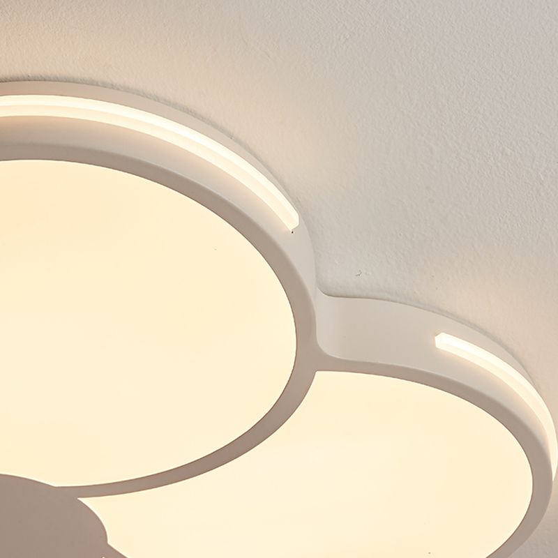 Close view of Hana curved petal edges and illuminated side slots