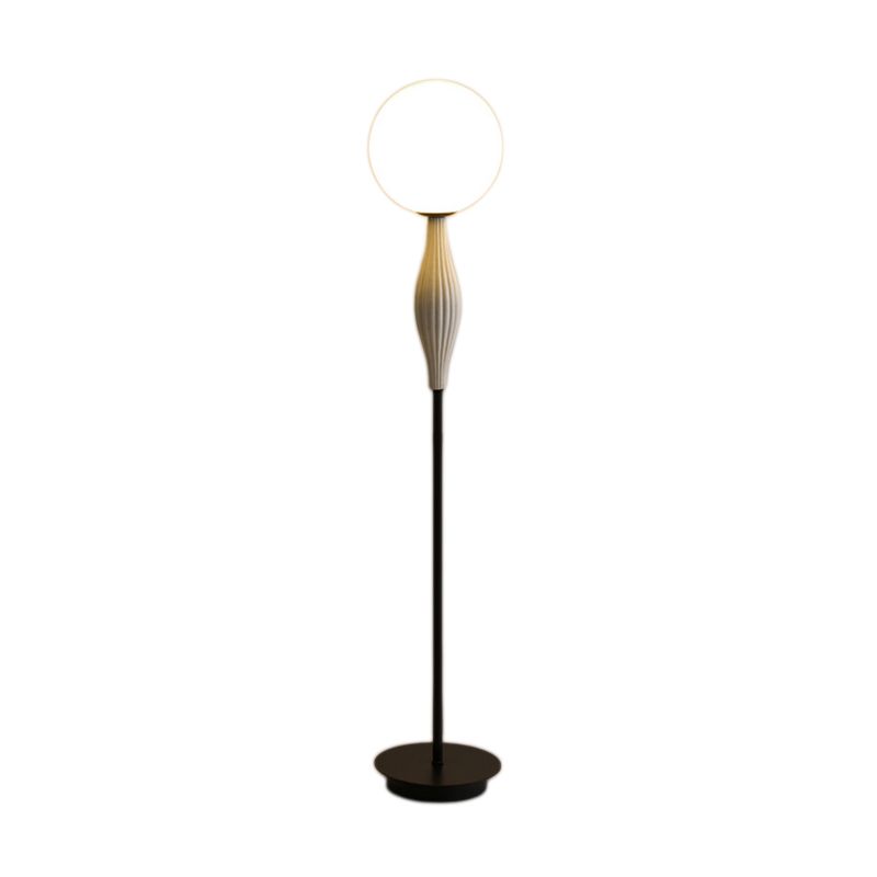 Valentina Floor Lamp Bubble Modern, Metal/Glass, Bedroom - Cueteks