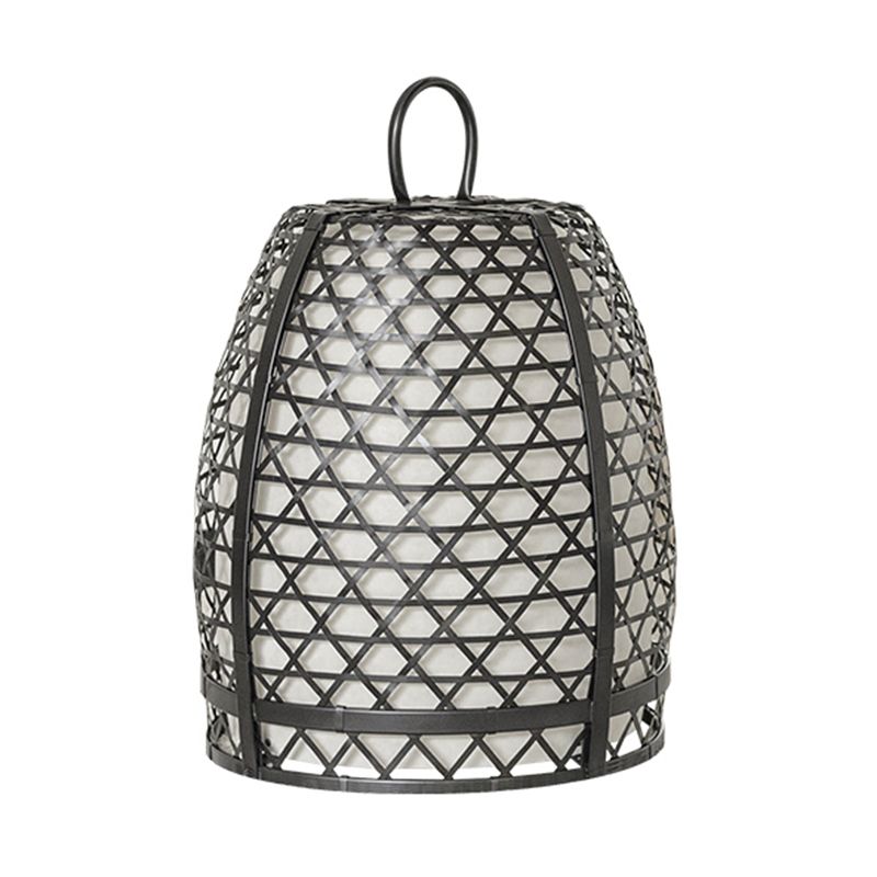Alessio Retro Cage Shaped Metal Acrylic Floor Lamp - Cueteks