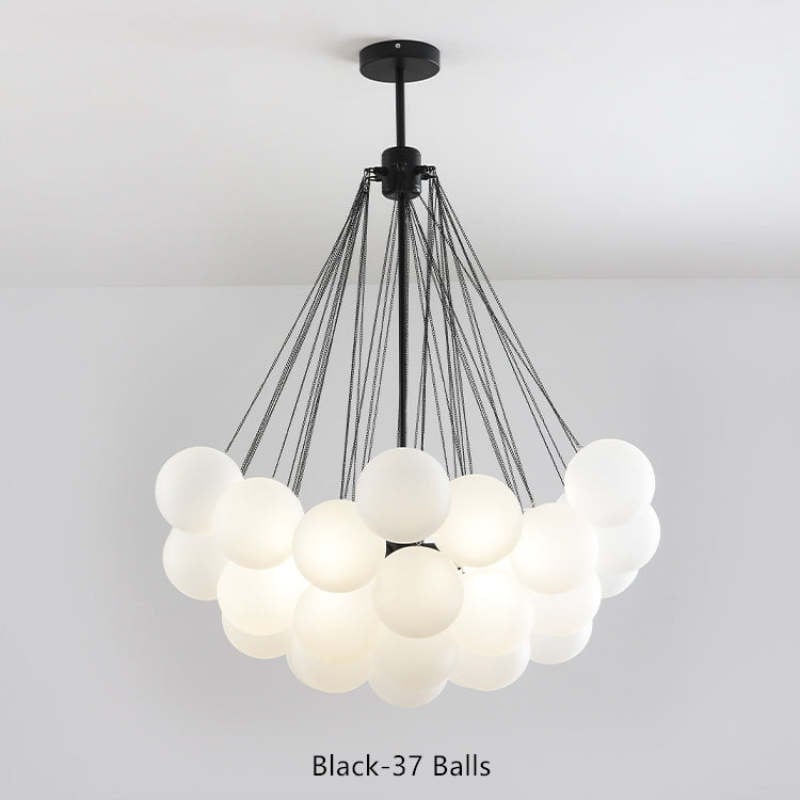 Black pendant image labelled 37 Balls
