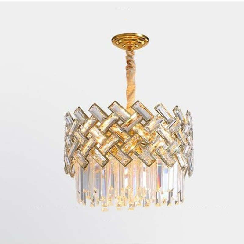Marilyn Luxury Gold Chandelier, Crystal & Metal - Cueteks