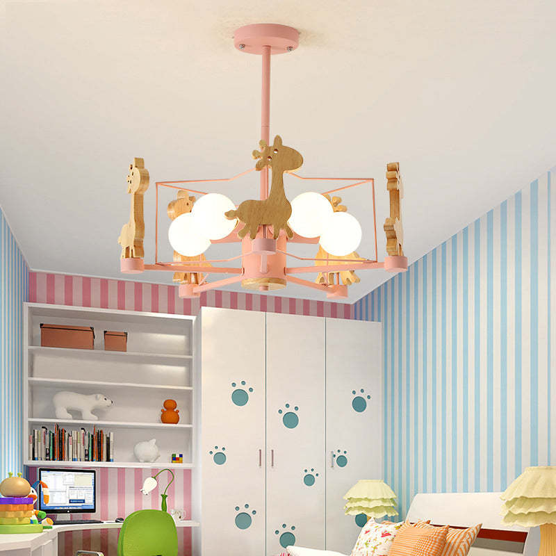 Minori Giraffes LED Flush Mount Ceiling Light - Cueteks