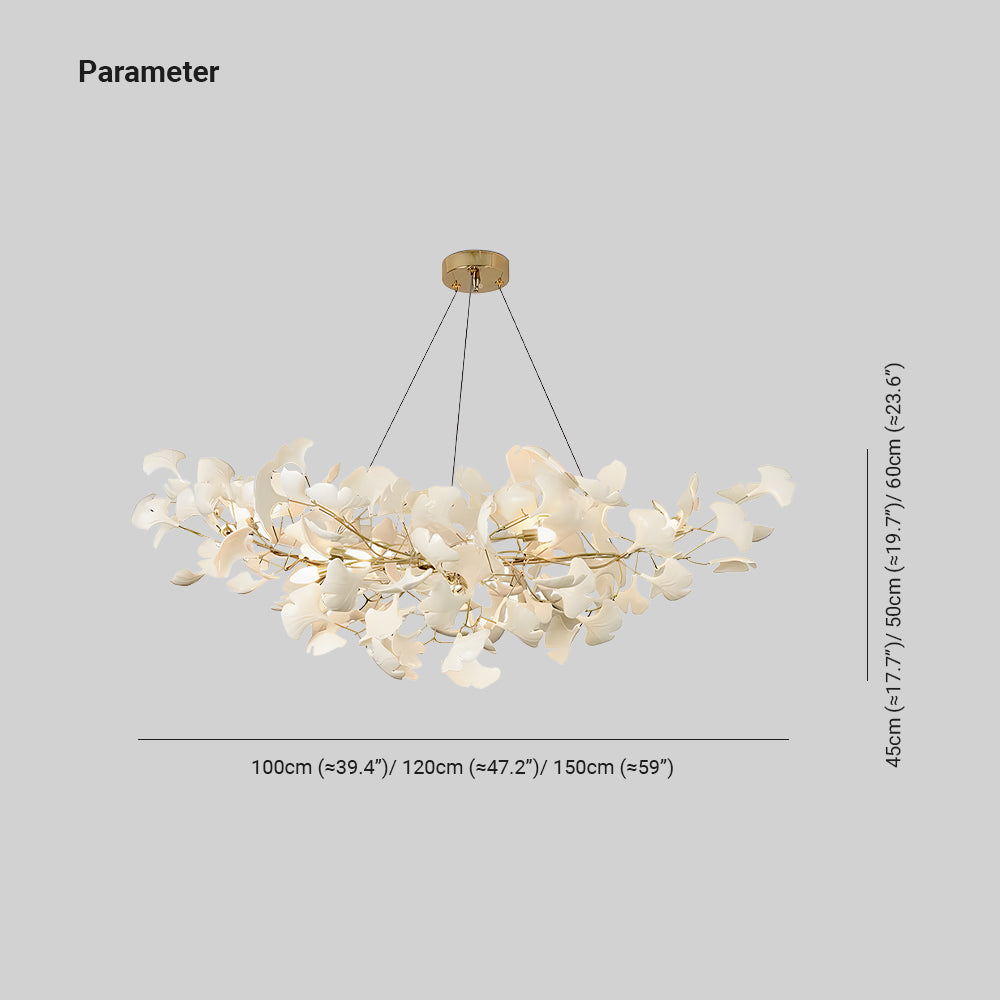 Olivia Modern Luxury Gold Entryway Chandelier Metal/Ceramics Living Room - Cueteks