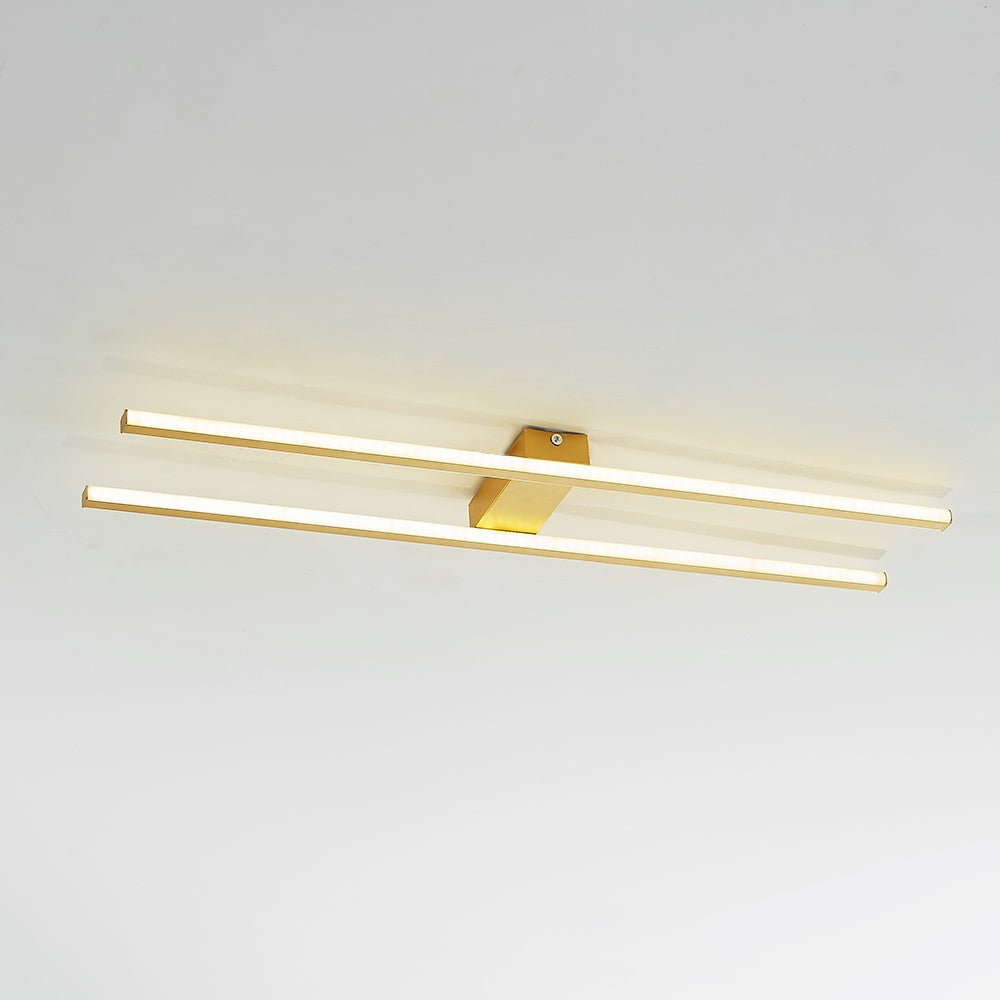 Edge Modern Minimalist LED Flush Mount Ceiling Light Bedroom - Cueteks