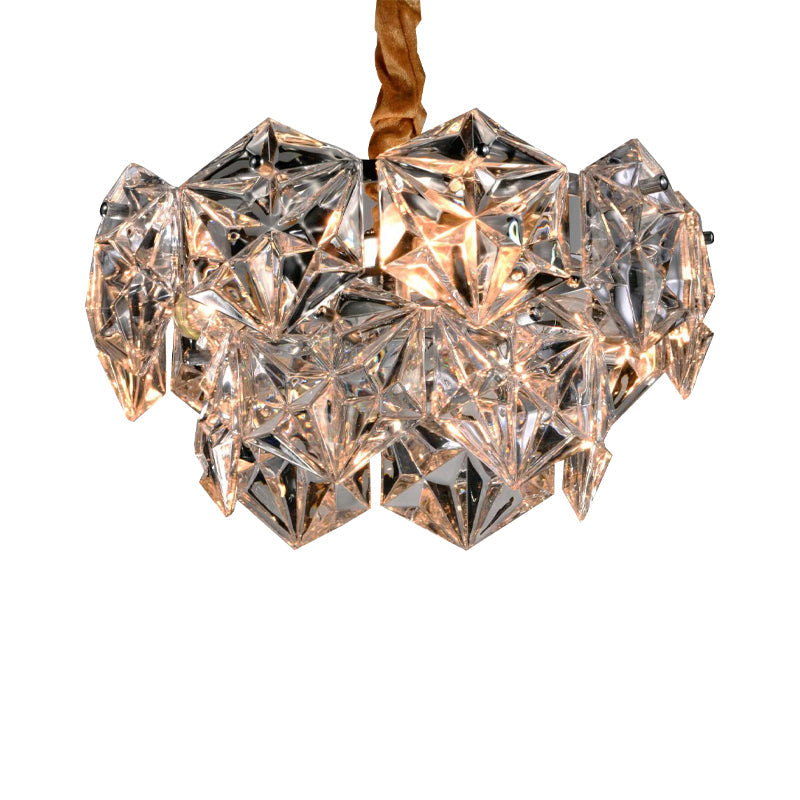 Marilyn Luxury Crystal Pendant Light for Living Room - Cueteks