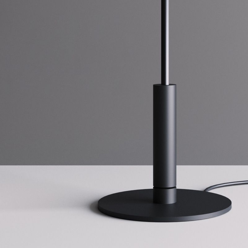 Freja Modern Linear double head Metal Silica Gel Floor Lamp - Cueteks