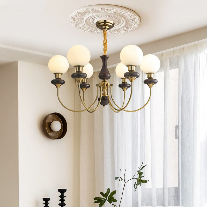 Silva Modern Luxury Decorative LED Chandelier Gold Metal Living Room - Cueteks