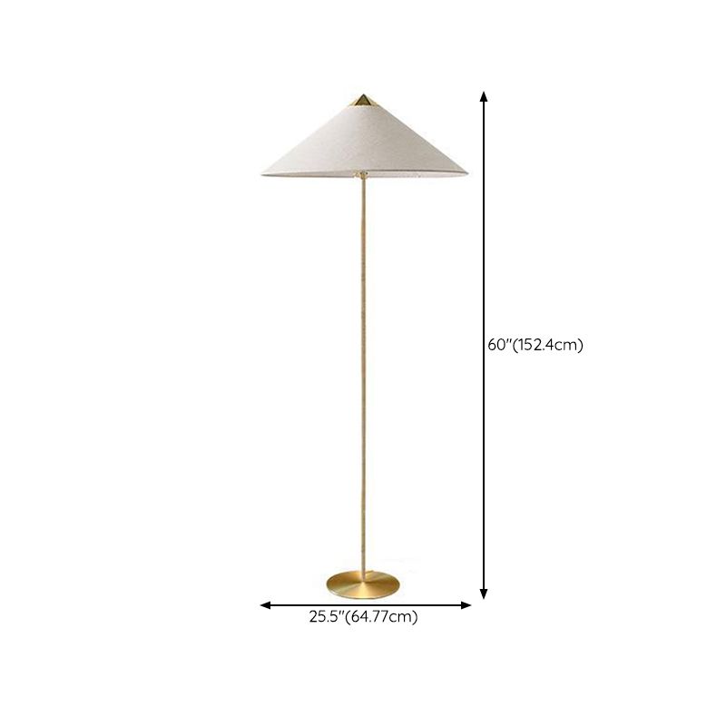 Muto Modern Metal Fabric Rattan Floor Lamp - Cueteks