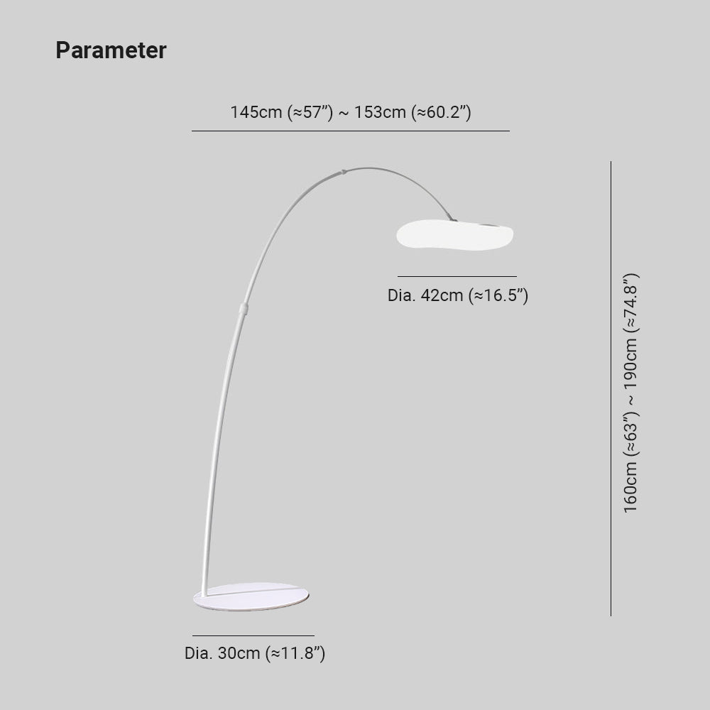 Minori Metall Stehlampe Wohnzimmer/Schlafzimmer Metall