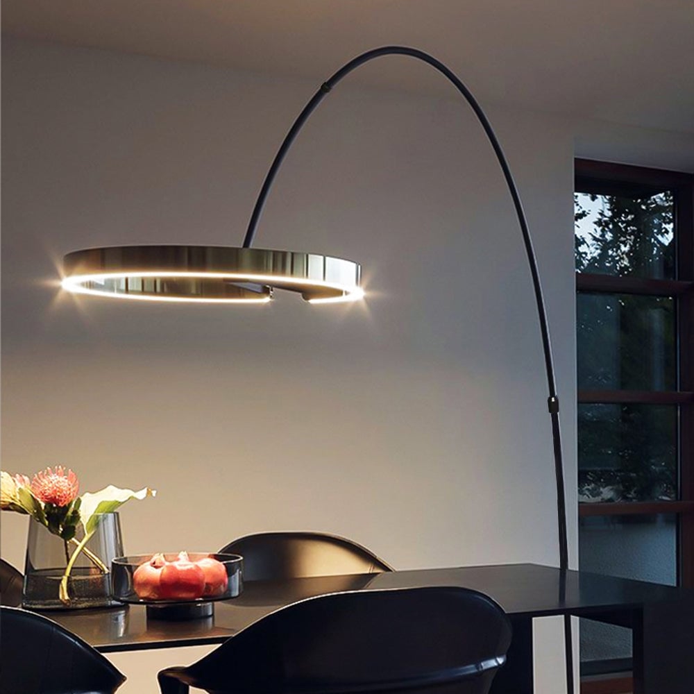 Close view of the Edge light ring above a table