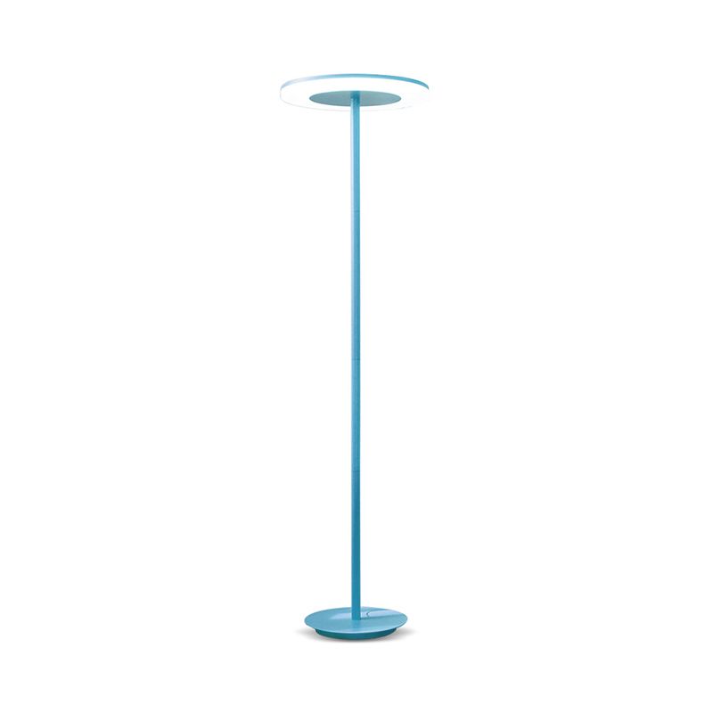 Morandi blue floor lamp on a plain background