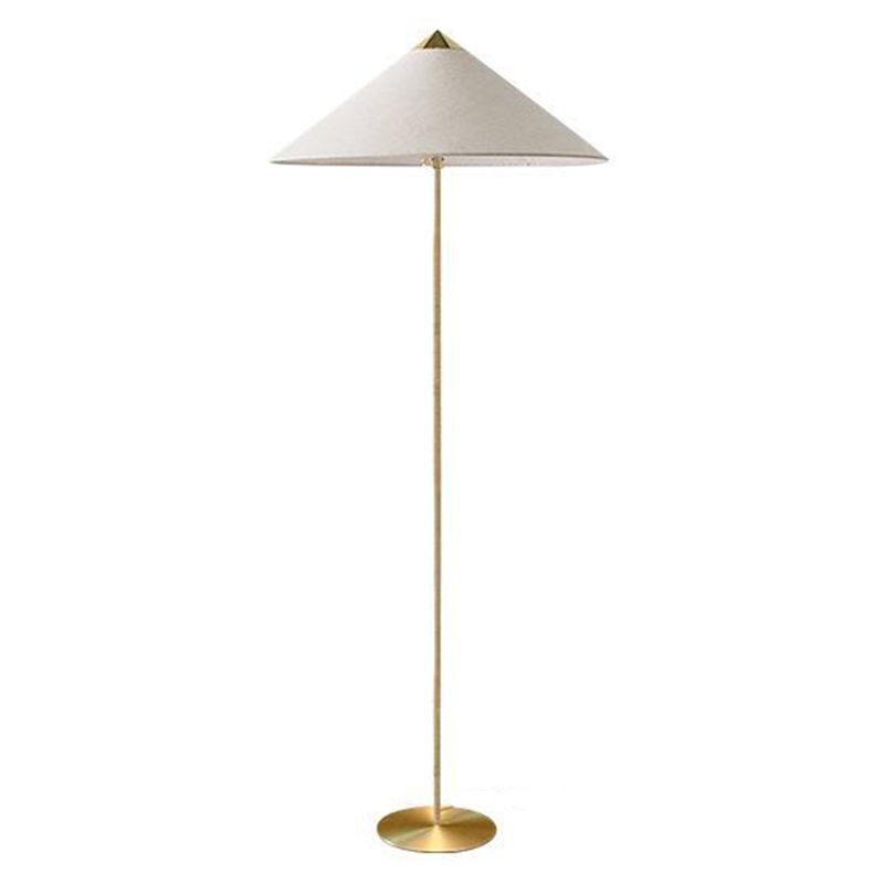 Muto Modern Metal Fabric Rattan Floor Lamp - Cueteks