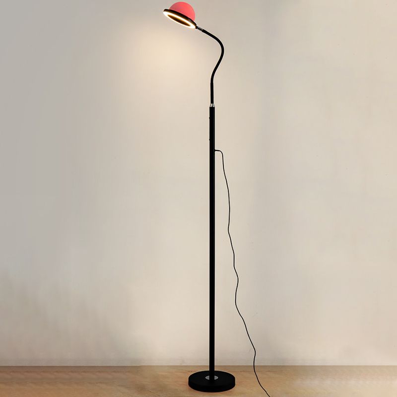 Eryn Modern Globe Metal Acrylic Floor Lamp - Cueteks