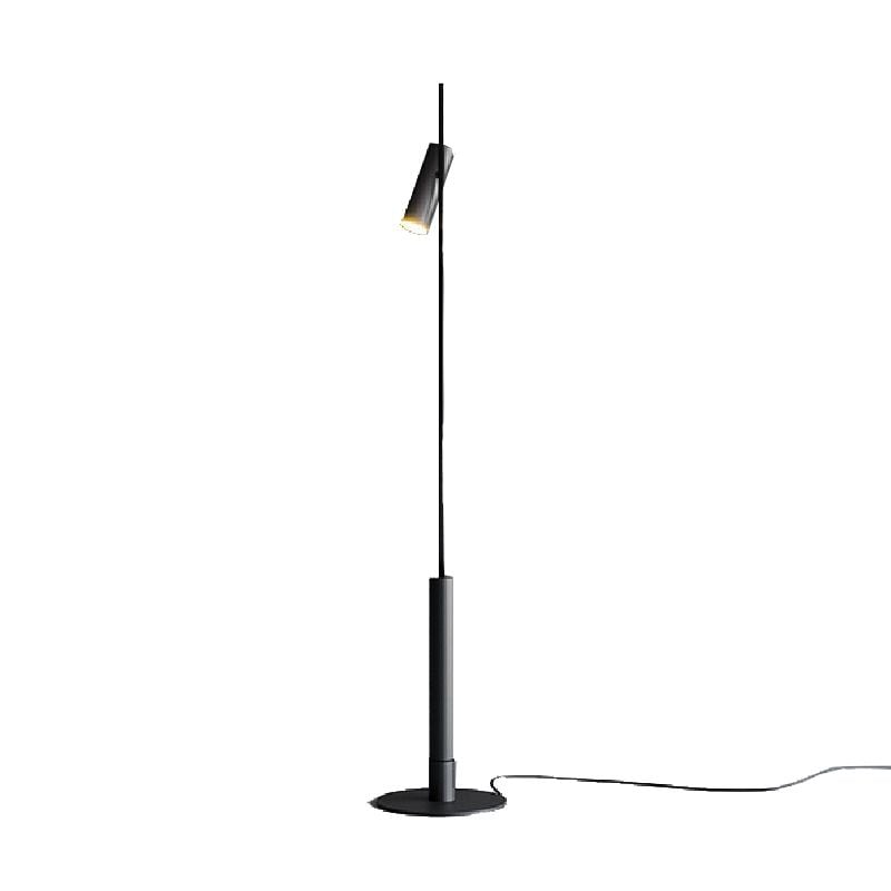 Freja Modern Linear double head Metal Silica Gel Floor Lamp - Cueteks