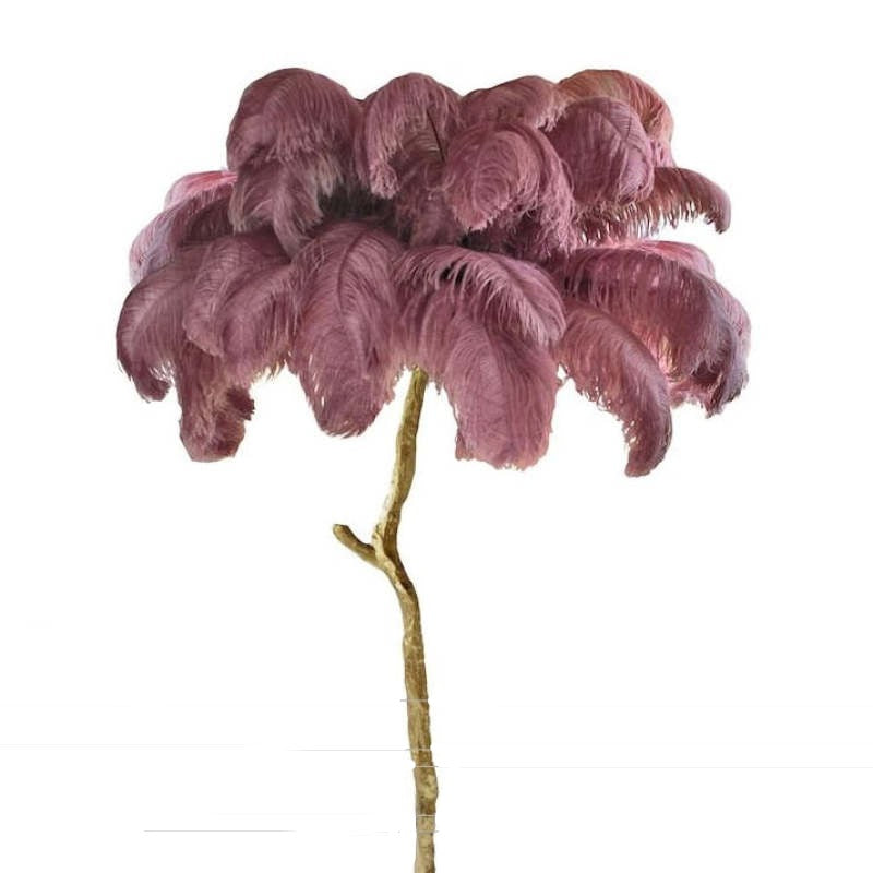 O'Moore Nordic Luxury Unique Ostrich Feather Floor Lamp/Table Lamp - Cueteks