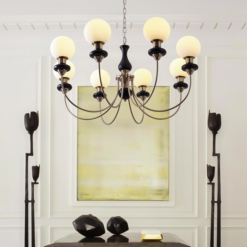 Silva Modern Luxury Decorative LED Chandelier Gold Metal Living Room - Cueteks