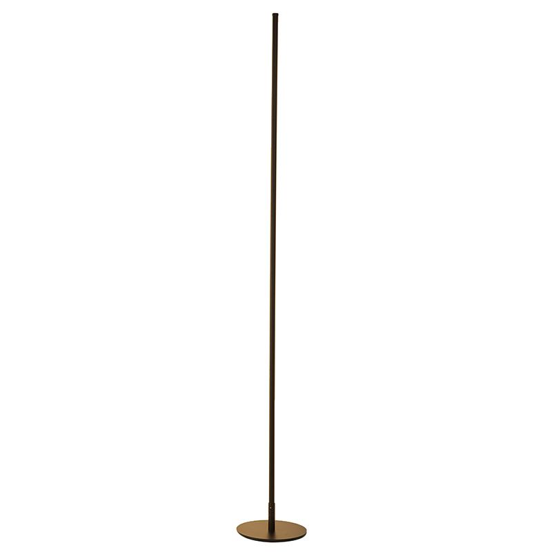 Edge Modern Minimalist Linear Floor Lamp, Metal/Silica Gel, Living Room - Cueteks