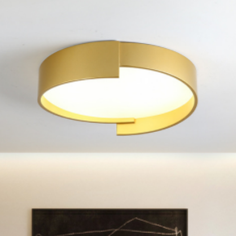 Quinn Modern Round Flush Mount Ceiling Light LED Double Layer - Cueteks