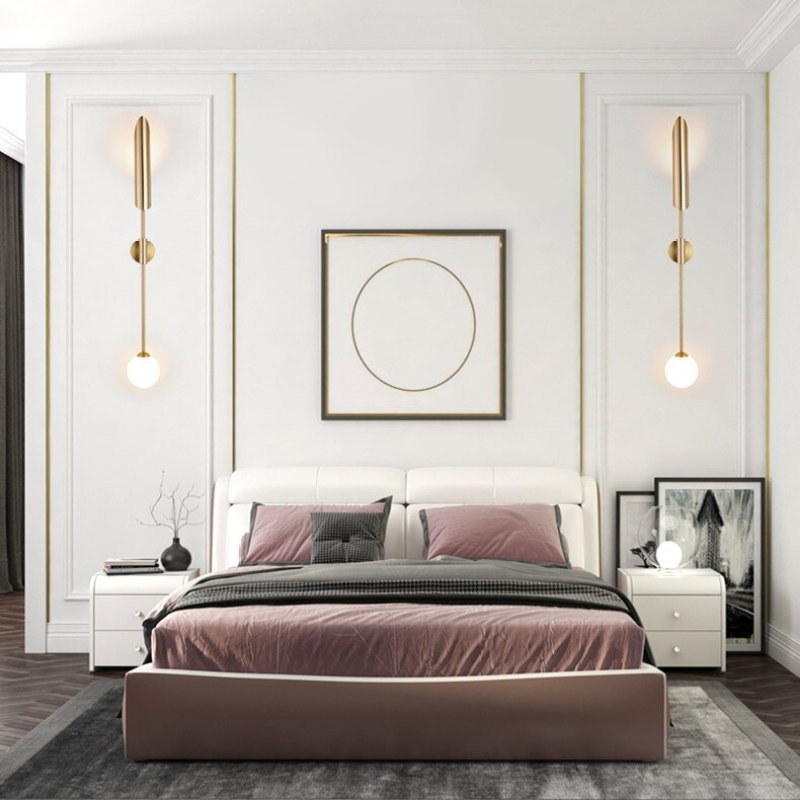 Meza Modern LED Wall Lamp Metal/Glass Warm White Garden/Corridor - Cueteks