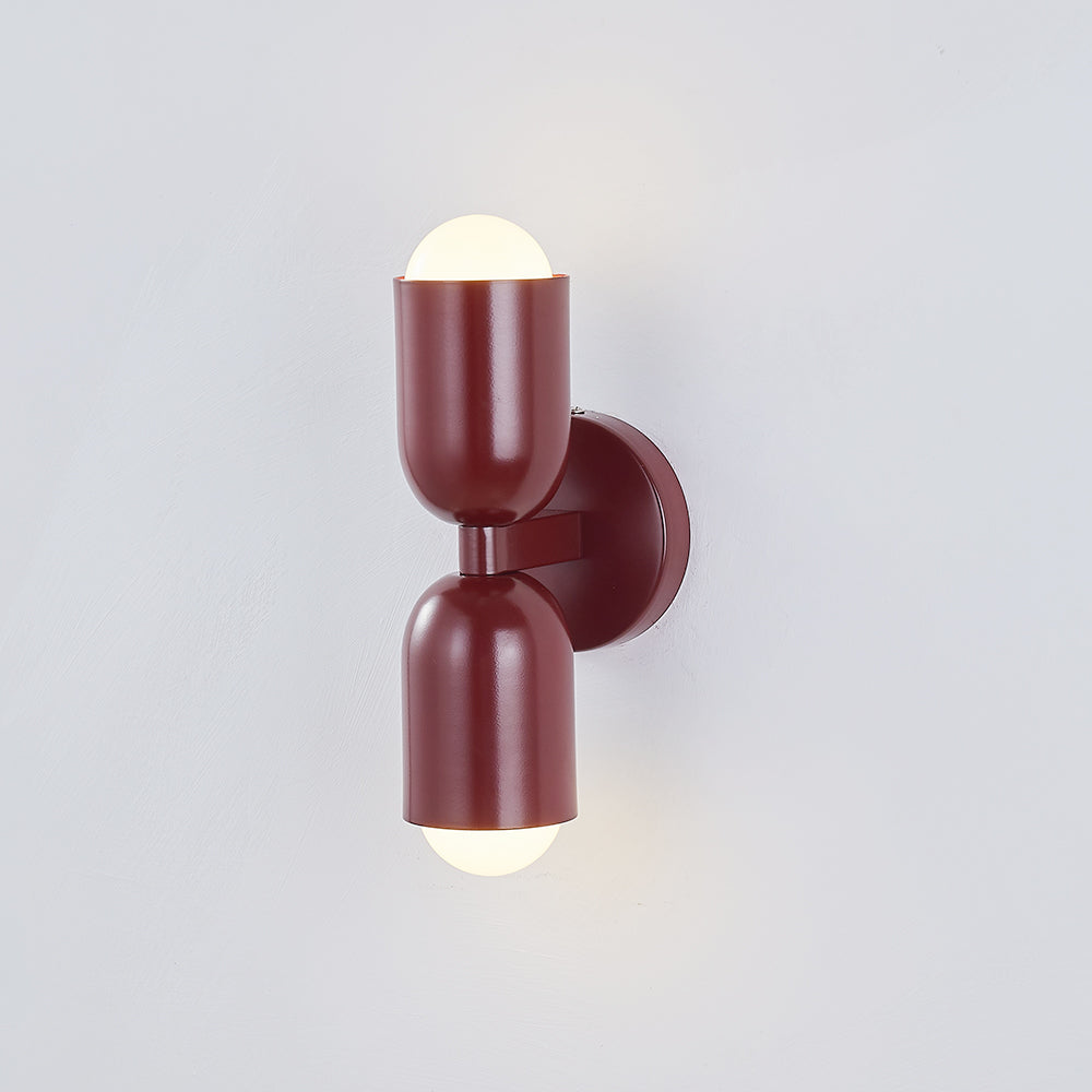 Morandi Modern Art Decoration Double-Headed Colorful Wall Lamp - Cueteks
