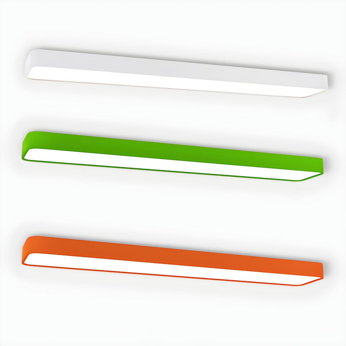 Edge Modern Linear Colorful Ceiling Light, Children Bedroom - Cueteks