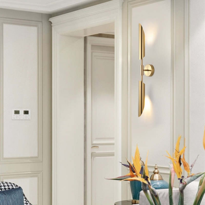 Meza Modern LED Wall Lamp Metal/Glass Warm White Garden/Corridor - Cueteks