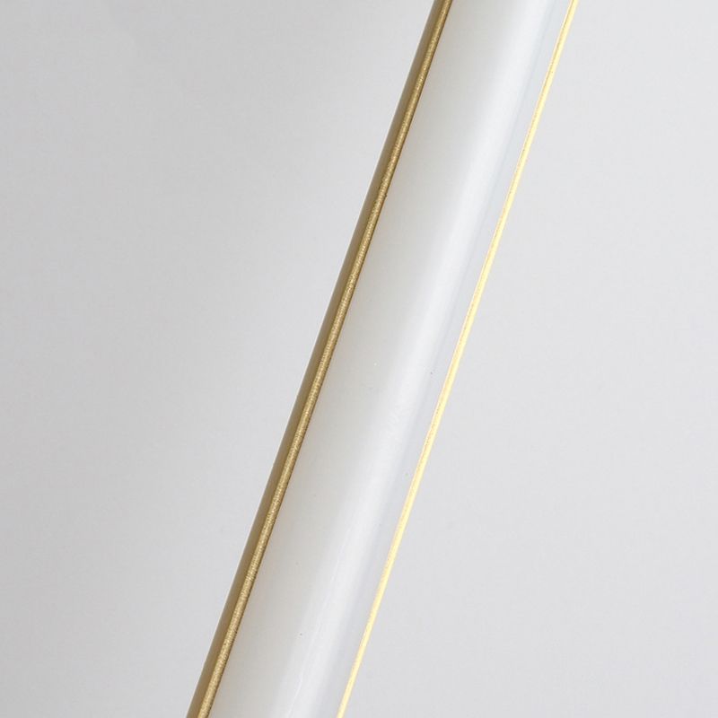 Edge Modern Linear Metal&Silica Gel Wall Mount Lamps, Gold - Cueteks