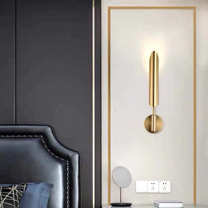 Meza Modern LED Wall Lamp Metal/Glass Warm White Garden/Corridor - Cueteks
