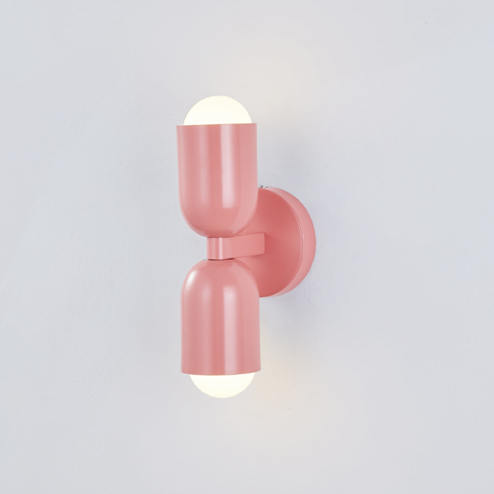 Morandi Modern Art Decoration Double-Headed Colorful Wall Lamp - Cueteks