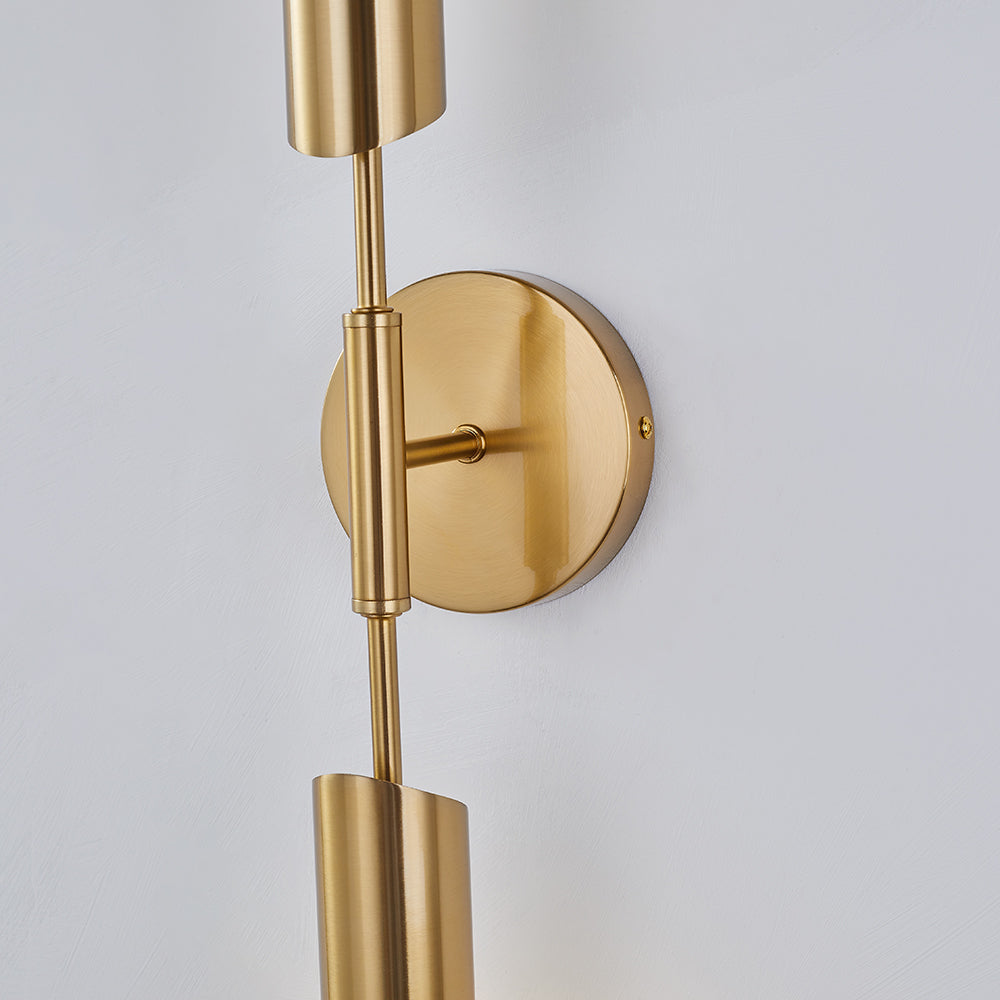 Meza Modern LED Wall Lamp Metal/Glass Warm White Garden/Corridor - Cueteks