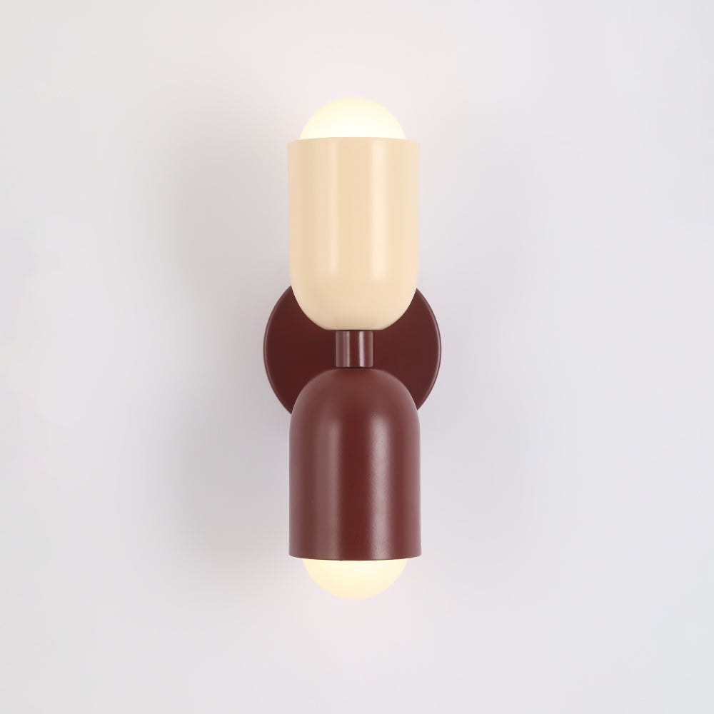 Morandi Modern Art Decoration Double-Headed Colorful Wall Lamp - Cueteks