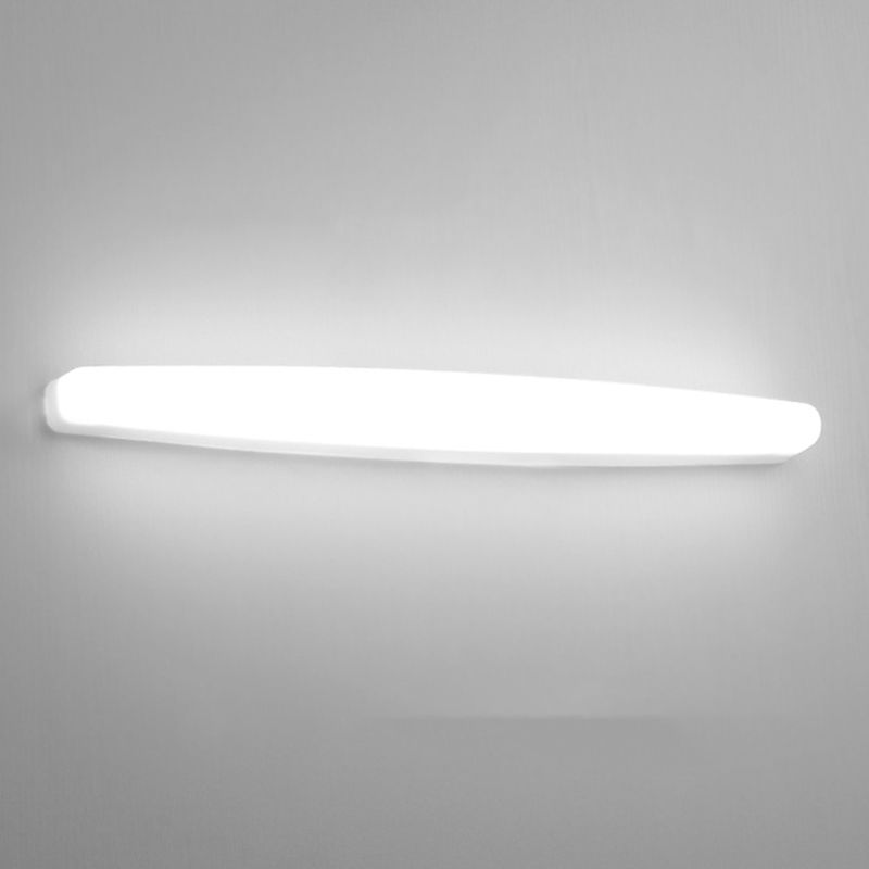 Edge Modern Oval Acrylic Wall Lamps, White - Cueteks