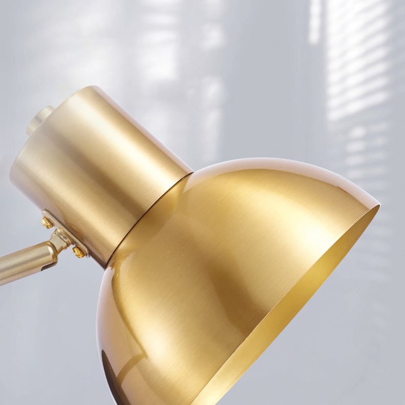 Freja Wall Lamp Modern, Metal Adjustable, Black/Gold, Bedroom - Cueteks