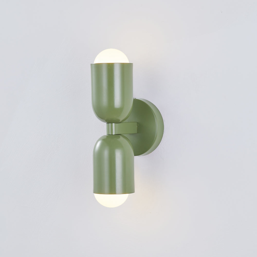 Morandi Modern Art Decoration Double-Headed Colorful Wall Lamp - Cueteks