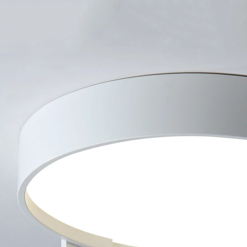 Quinn Modern Round Flush Mount Ceiling Light LED Double Layer - Cueteks