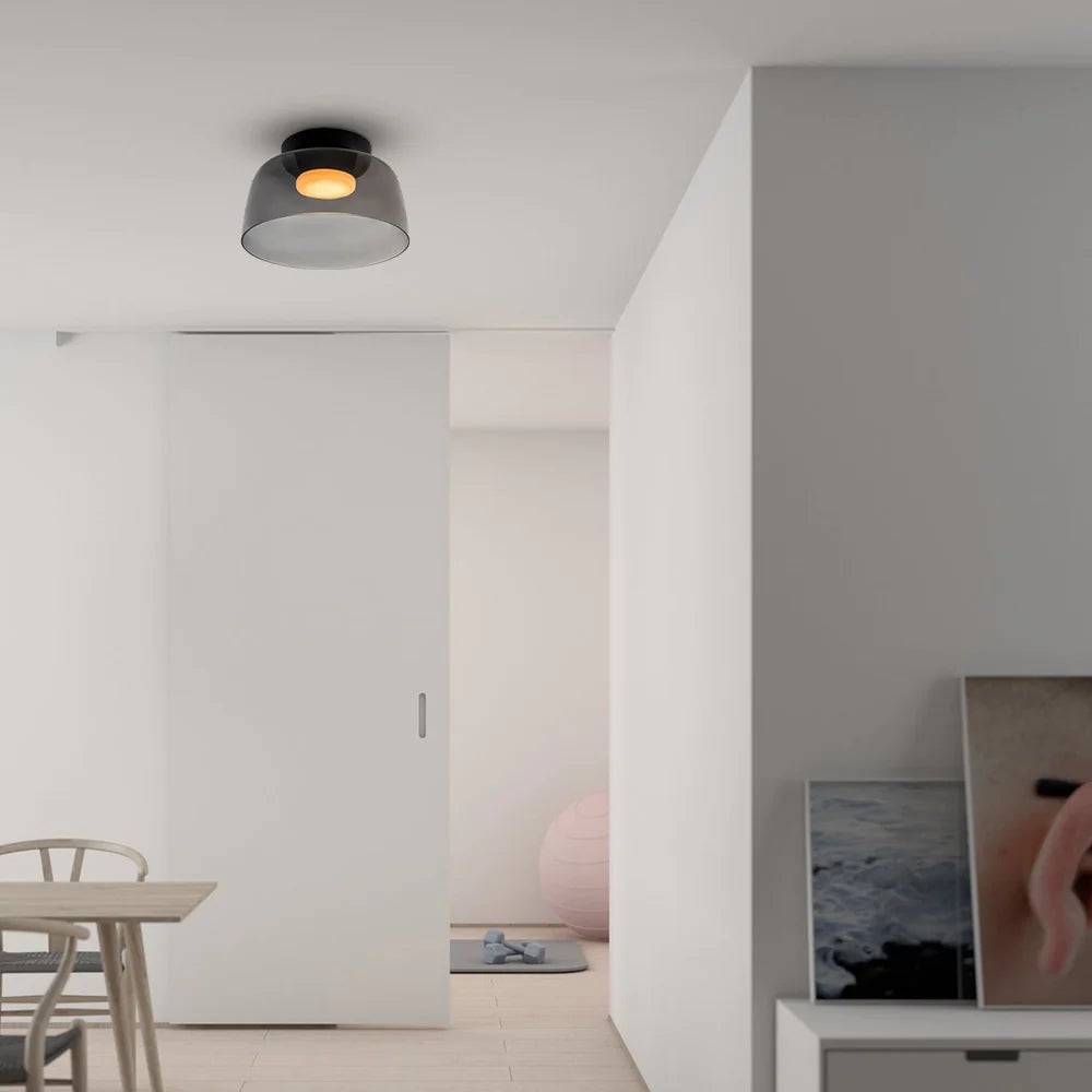 Morandi Modern Simple Creative Glass Flush Mount Ceiling Light - Cueteks