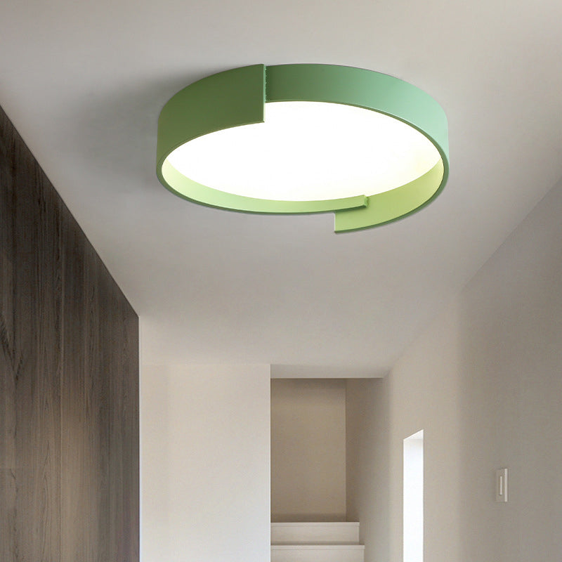 Quinn Modern Round Flush Mount Ceiling Light LED Double Layer - Cueteks
